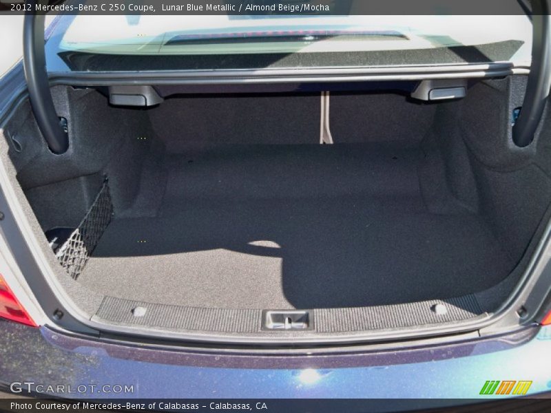 Lunar Blue Metallic / Almond Beige/Mocha 2012 Mercedes-Benz C 250 Coupe