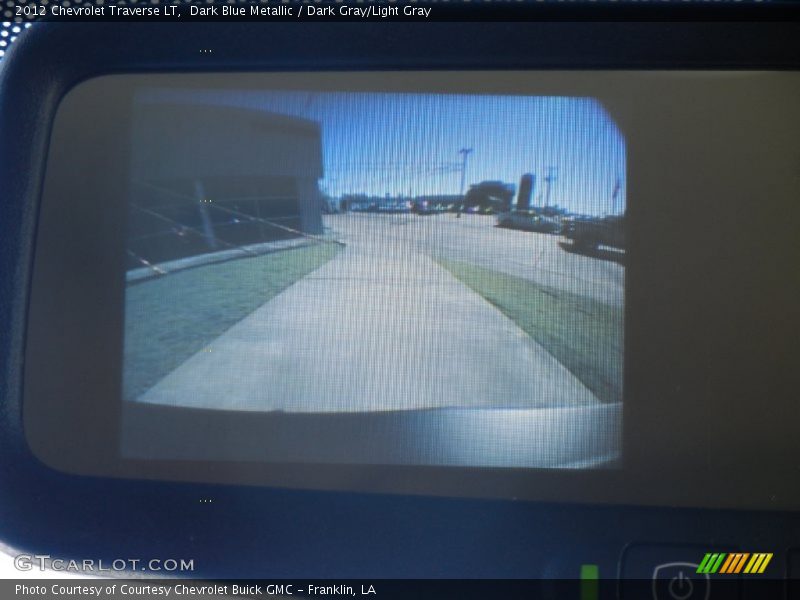 Dark Blue Metallic / Dark Gray/Light Gray 2012 Chevrolet Traverse LT