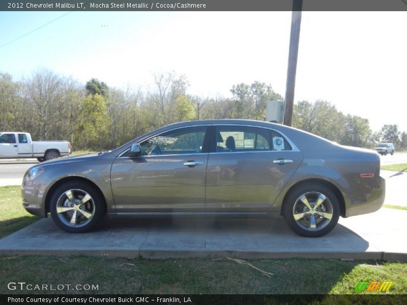 Mocha Steel Metallic / Cocoa/Cashmere 2012 Chevrolet Malibu LT