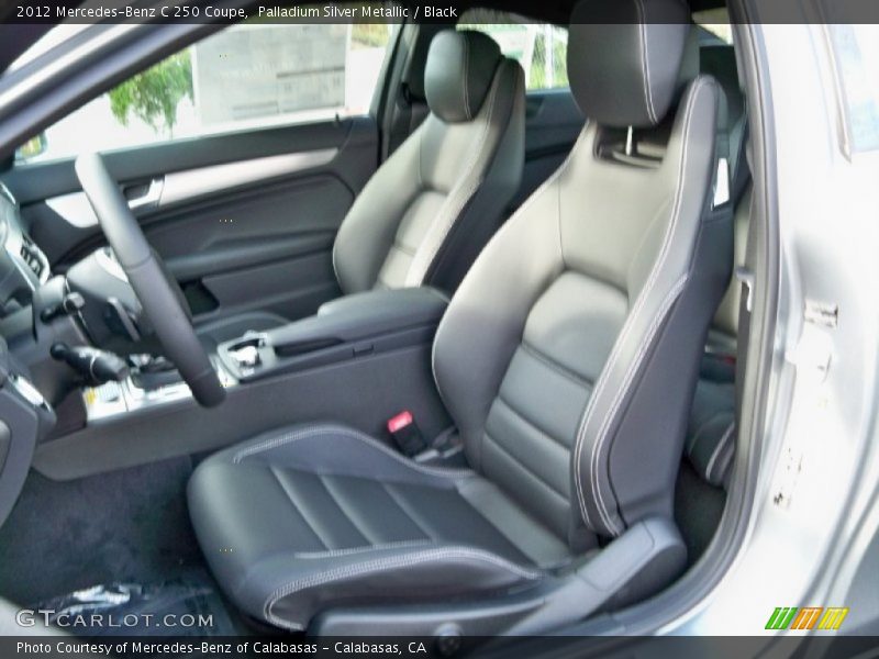  2012 C 250 Coupe Black Interior