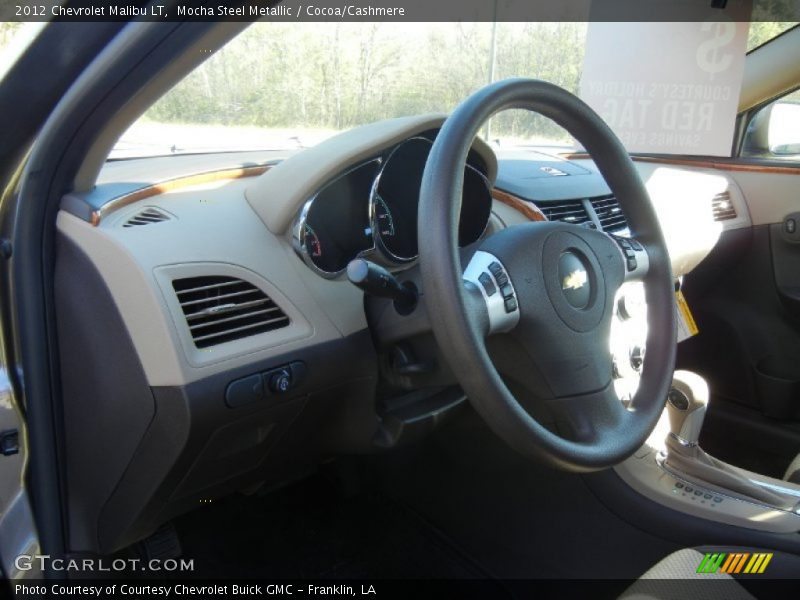 Mocha Steel Metallic / Cocoa/Cashmere 2012 Chevrolet Malibu LT