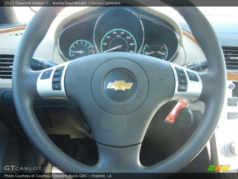 Mocha Steel Metallic / Cocoa/Cashmere 2012 Chevrolet Malibu LT