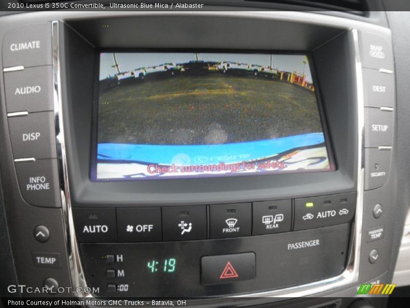 Ultrasonic Blue Mica / Alabaster 2010 Lexus IS 350C Convertible