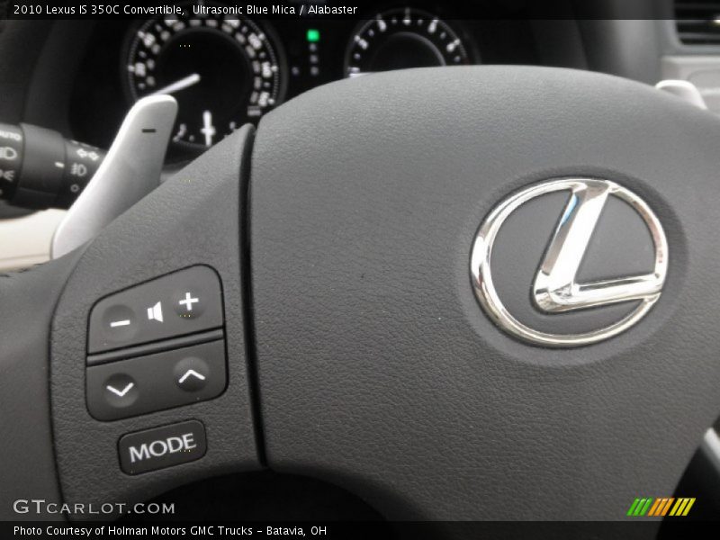 Controls of 2010 IS 350C Convertible