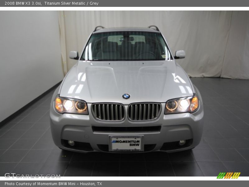 Titanium Silver Metallic / Grey 2008 BMW X3 3.0si