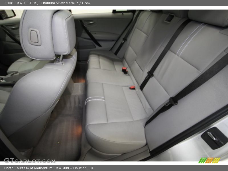 Titanium Silver Metallic / Grey 2008 BMW X3 3.0si