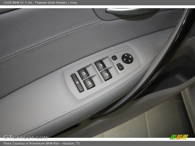 Titanium Silver Metallic / Grey 2008 BMW X3 3.0si