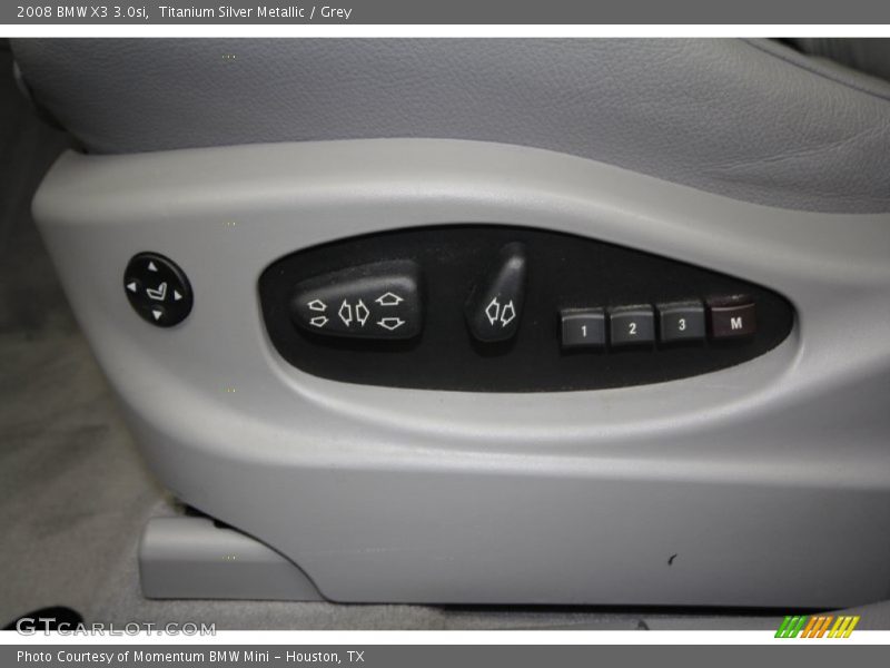 Titanium Silver Metallic / Grey 2008 BMW X3 3.0si