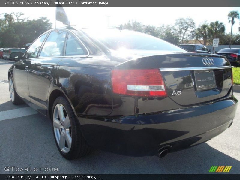 Brilliant Black / Cardamom Beige 2008 Audi A6 3.2 Sedan