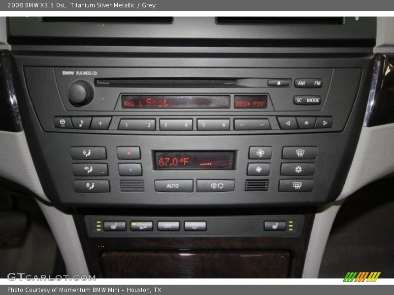 Titanium Silver Metallic / Grey 2008 BMW X3 3.0si