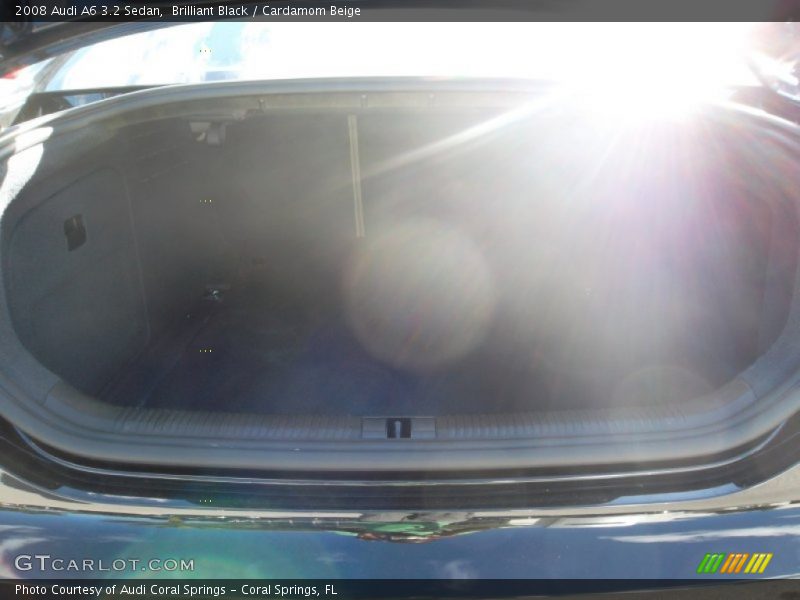 Brilliant Black / Cardamom Beige 2008 Audi A6 3.2 Sedan