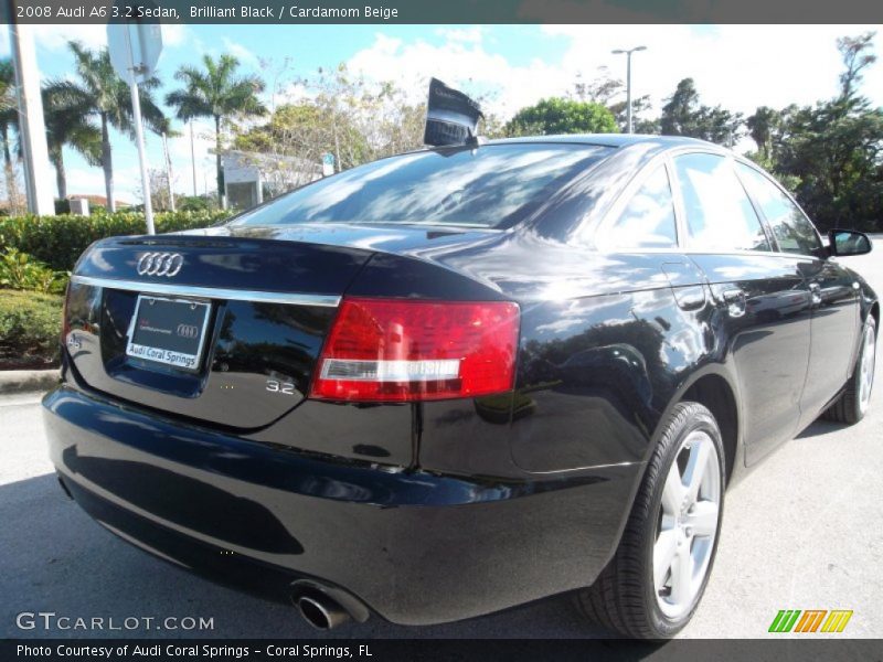 Brilliant Black / Cardamom Beige 2008 Audi A6 3.2 Sedan