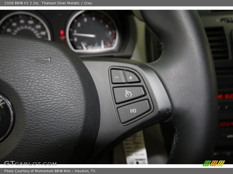 Titanium Silver Metallic / Grey 2008 BMW X3 3.0si