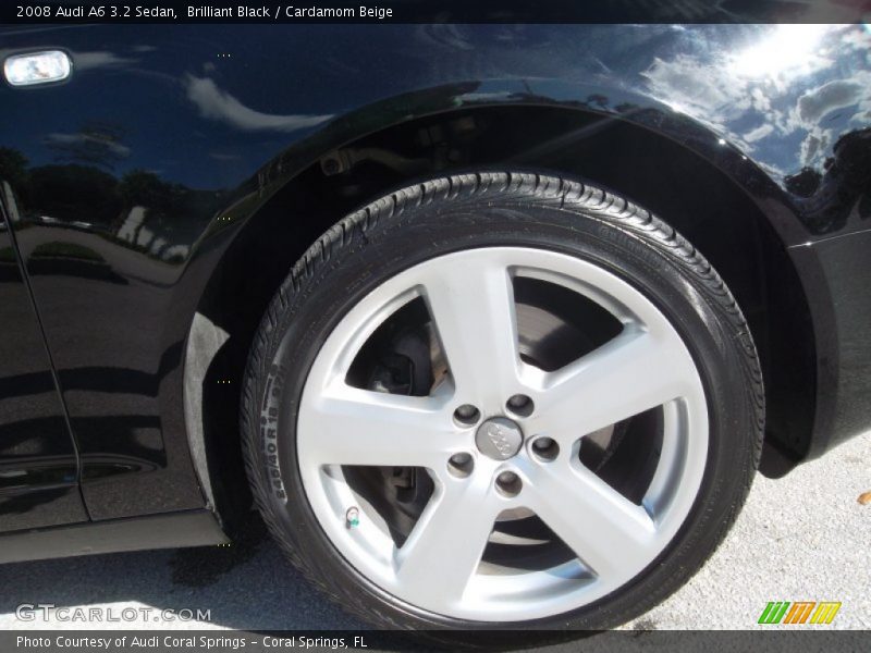 Brilliant Black / Cardamom Beige 2008 Audi A6 3.2 Sedan