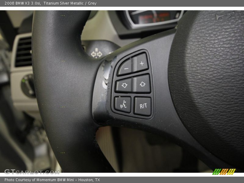 Titanium Silver Metallic / Grey 2008 BMW X3 3.0si