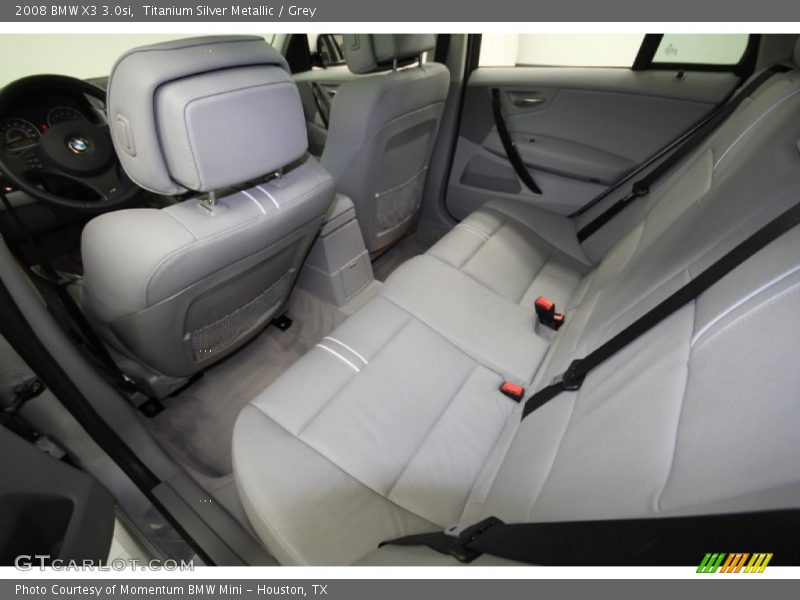 Titanium Silver Metallic / Grey 2008 BMW X3 3.0si