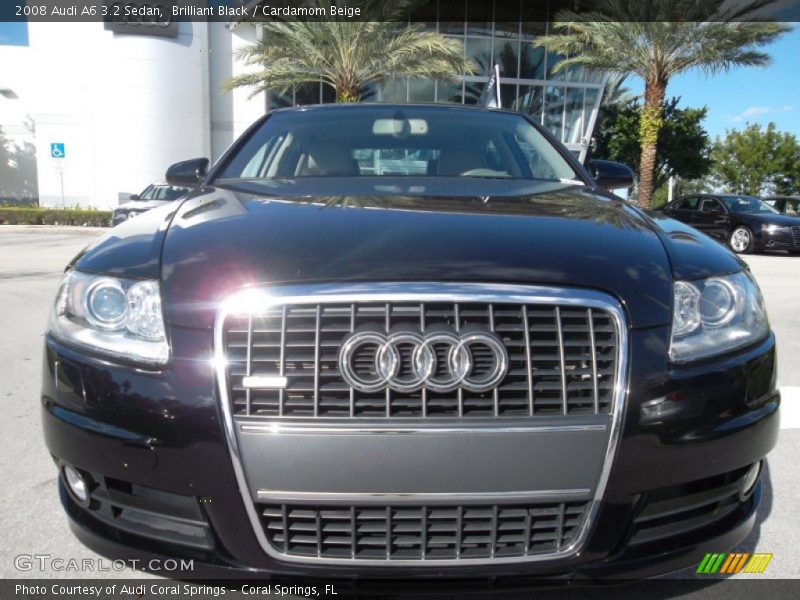 Brilliant Black / Cardamom Beige 2008 Audi A6 3.2 Sedan