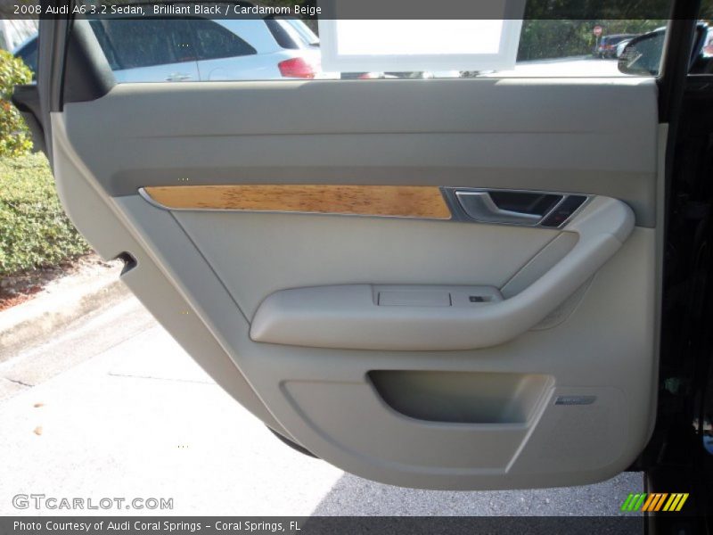 Brilliant Black / Cardamom Beige 2008 Audi A6 3.2 Sedan