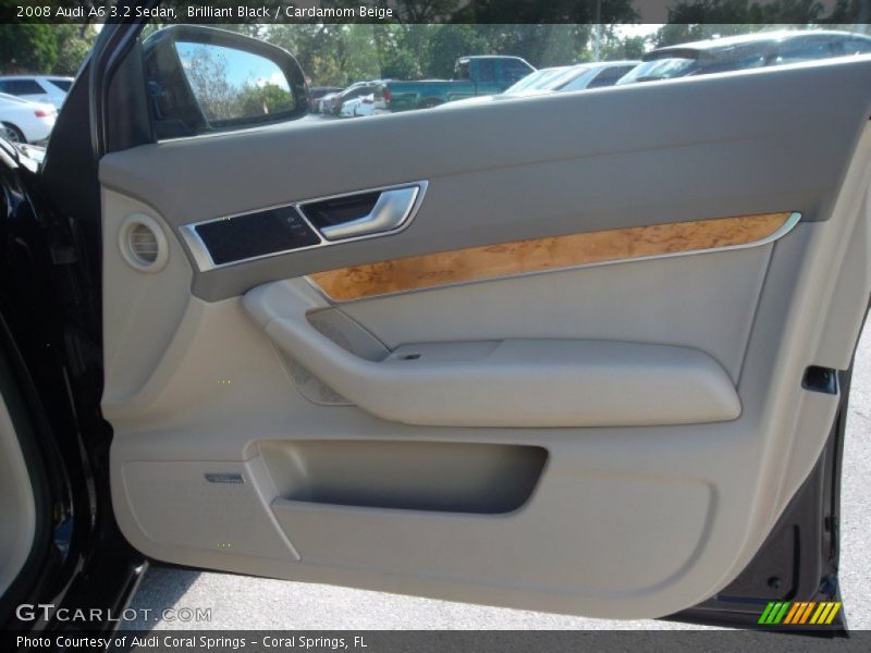Brilliant Black / Cardamom Beige 2008 Audi A6 3.2 Sedan