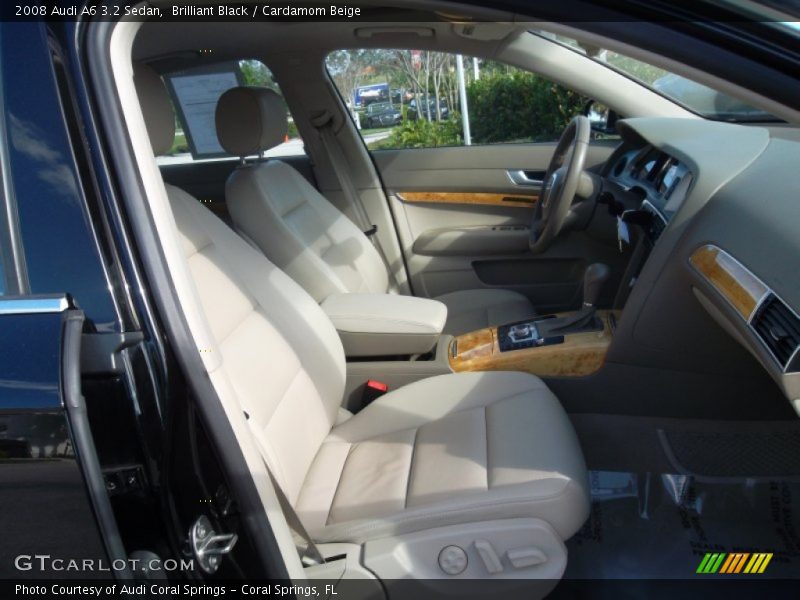 Brilliant Black / Cardamom Beige 2008 Audi A6 3.2 Sedan