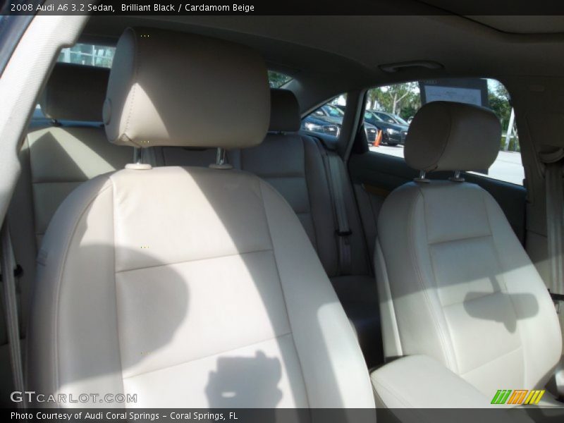 Brilliant Black / Cardamom Beige 2008 Audi A6 3.2 Sedan