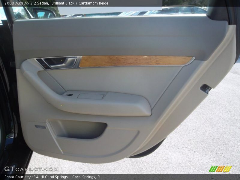 Brilliant Black / Cardamom Beige 2008 Audi A6 3.2 Sedan