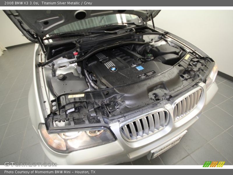 Titanium Silver Metallic / Grey 2008 BMW X3 3.0si