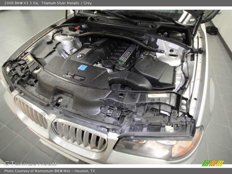Titanium Silver Metallic / Grey 2008 BMW X3 3.0si