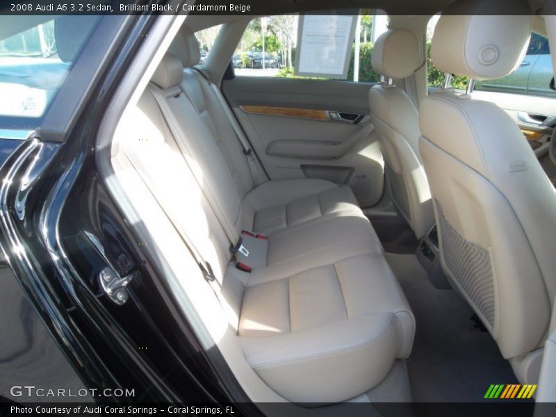 Brilliant Black / Cardamom Beige 2008 Audi A6 3.2 Sedan