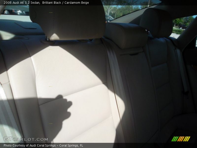 Brilliant Black / Cardamom Beige 2008 Audi A6 3.2 Sedan