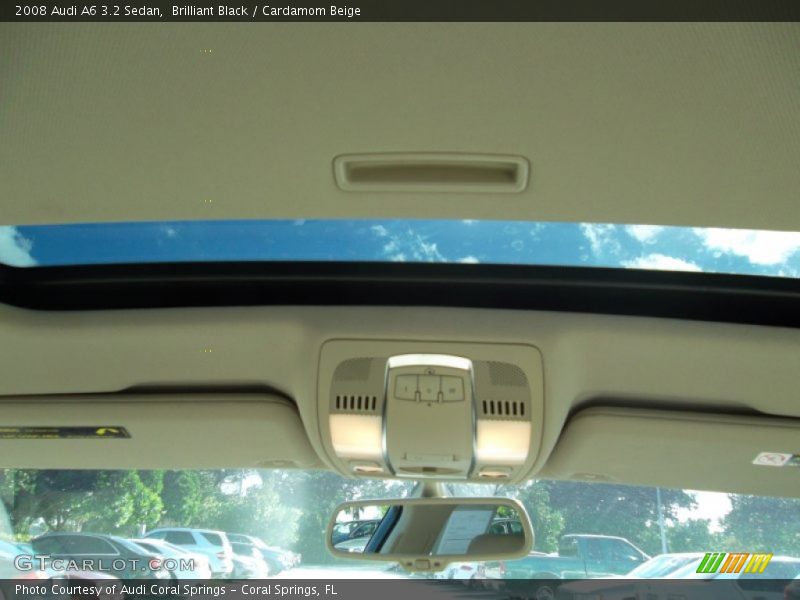 Brilliant Black / Cardamom Beige 2008 Audi A6 3.2 Sedan