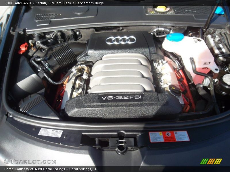 Brilliant Black / Cardamom Beige 2008 Audi A6 3.2 Sedan