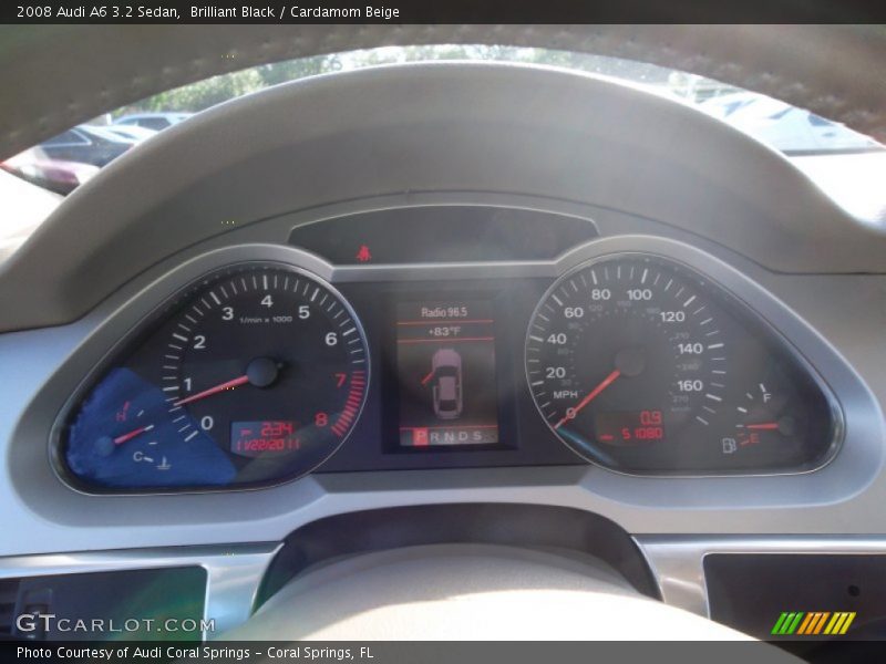 Brilliant Black / Cardamom Beige 2008 Audi A6 3.2 Sedan