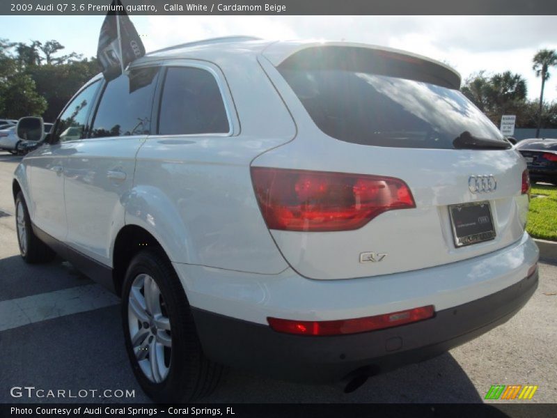 Calla White / Cardamom Beige 2009 Audi Q7 3.6 Premium quattro