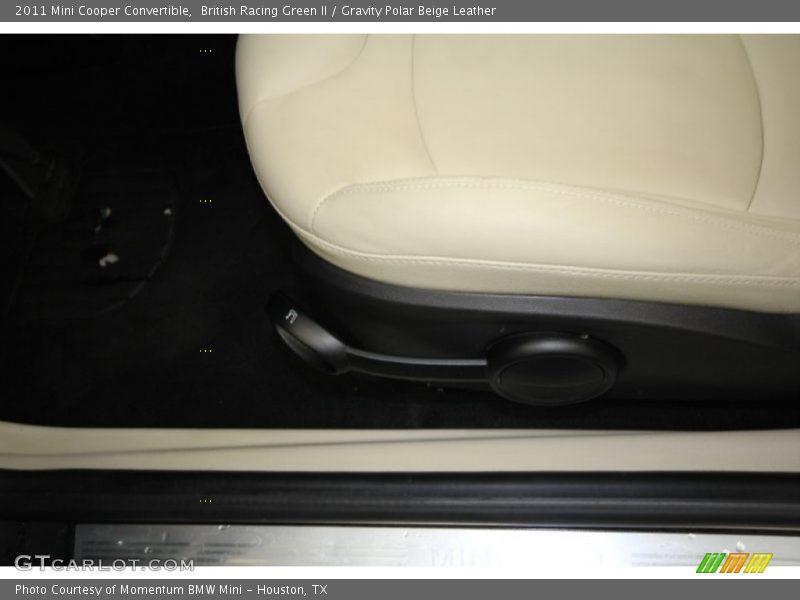 British Racing Green II / Gravity Polar Beige Leather 2011 Mini Cooper Convertible