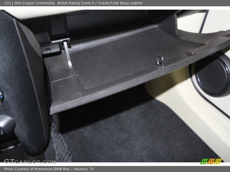 British Racing Green II / Gravity Polar Beige Leather 2011 Mini Cooper Convertible