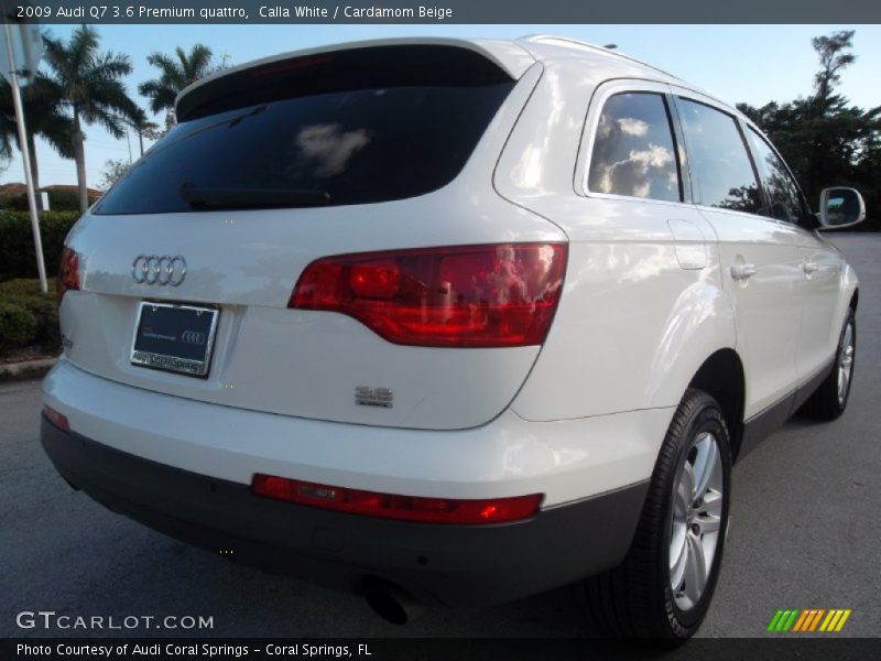 Calla White / Cardamom Beige 2009 Audi Q7 3.6 Premium quattro