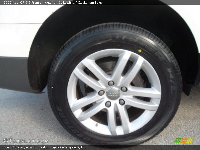 Calla White / Cardamom Beige 2009 Audi Q7 3.6 Premium quattro