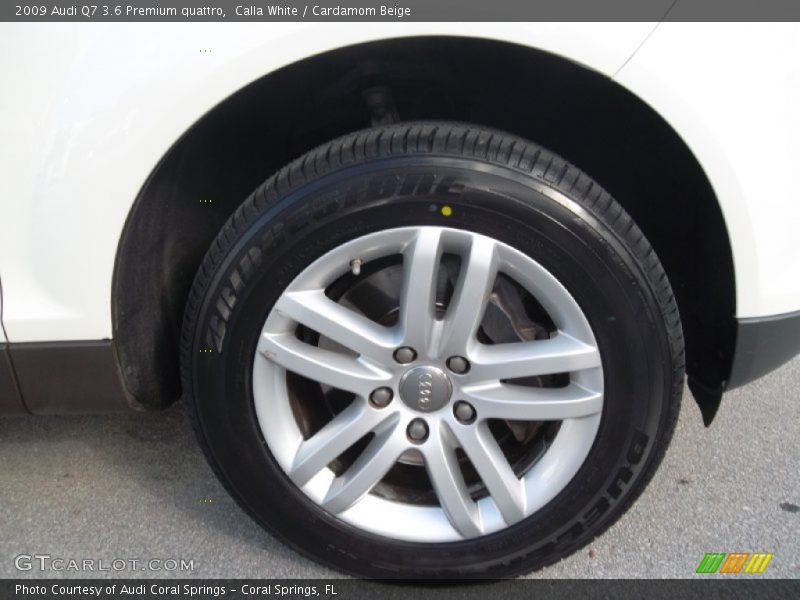 Calla White / Cardamom Beige 2009 Audi Q7 3.6 Premium quattro