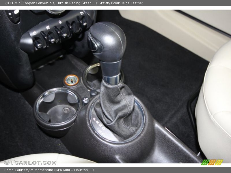 British Racing Green II / Gravity Polar Beige Leather 2011 Mini Cooper Convertible