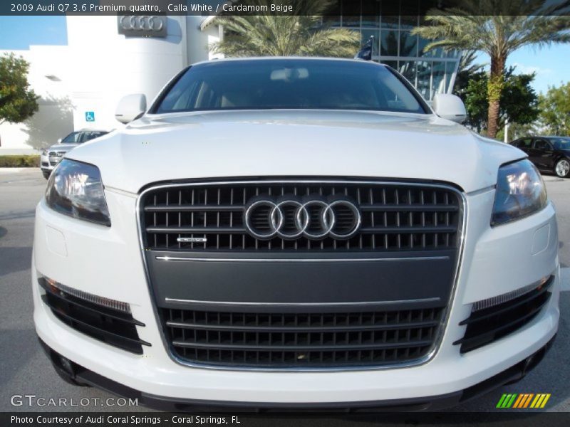 Calla White / Cardamom Beige 2009 Audi Q7 3.6 Premium quattro