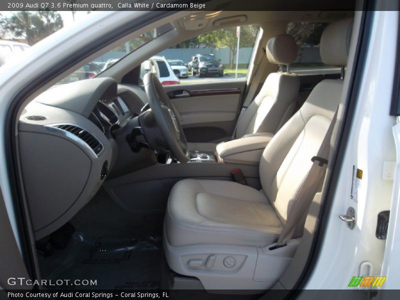 Calla White / Cardamom Beige 2009 Audi Q7 3.6 Premium quattro