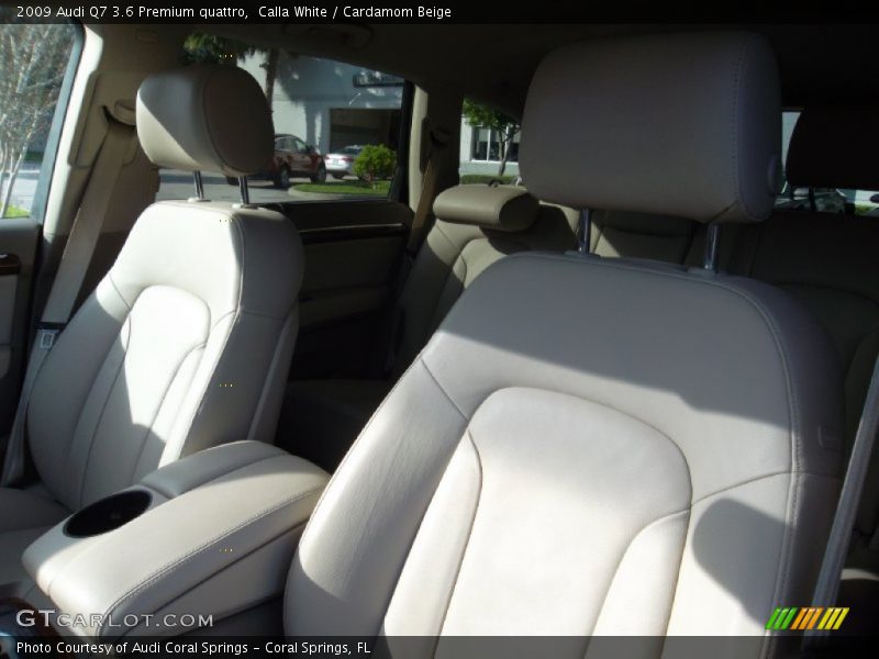 Calla White / Cardamom Beige 2009 Audi Q7 3.6 Premium quattro