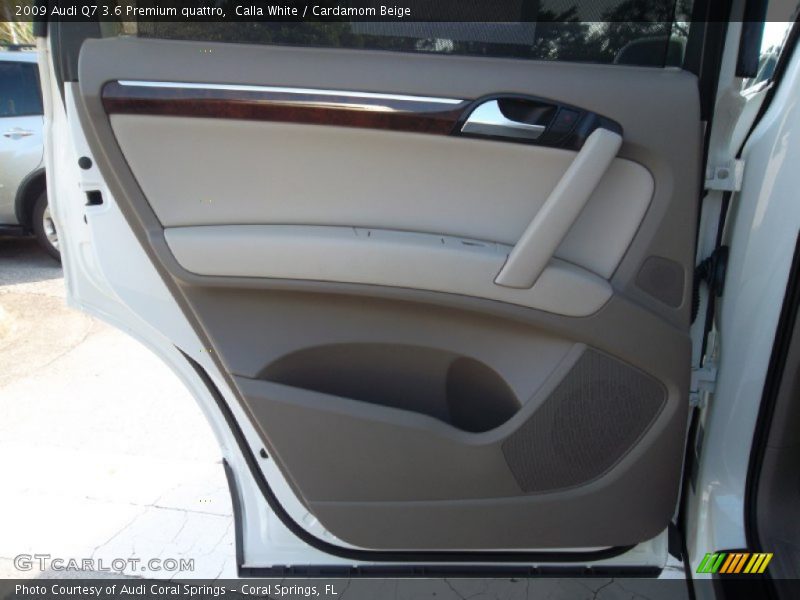 Calla White / Cardamom Beige 2009 Audi Q7 3.6 Premium quattro