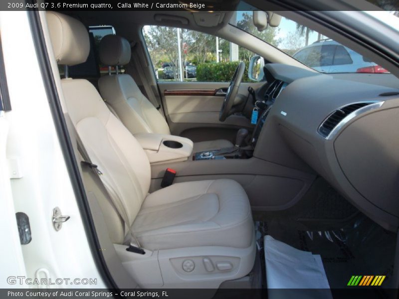 Calla White / Cardamom Beige 2009 Audi Q7 3.6 Premium quattro