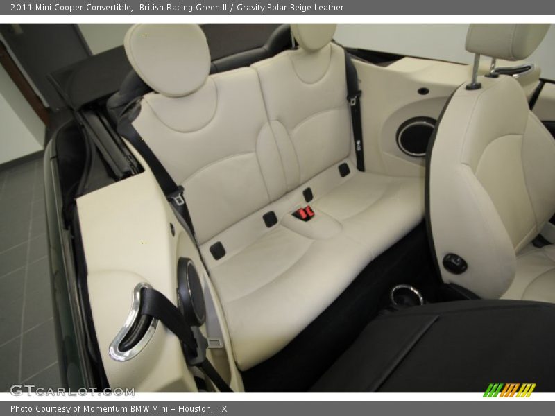 British Racing Green II / Gravity Polar Beige Leather 2011 Mini Cooper Convertible
