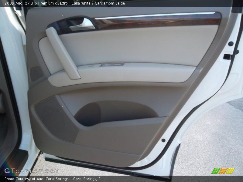 Calla White / Cardamom Beige 2009 Audi Q7 3.6 Premium quattro