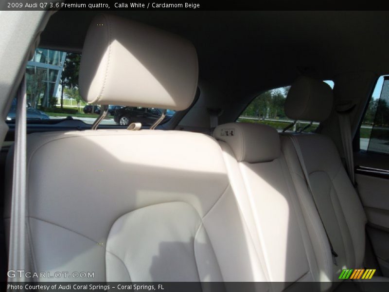 Calla White / Cardamom Beige 2009 Audi Q7 3.6 Premium quattro