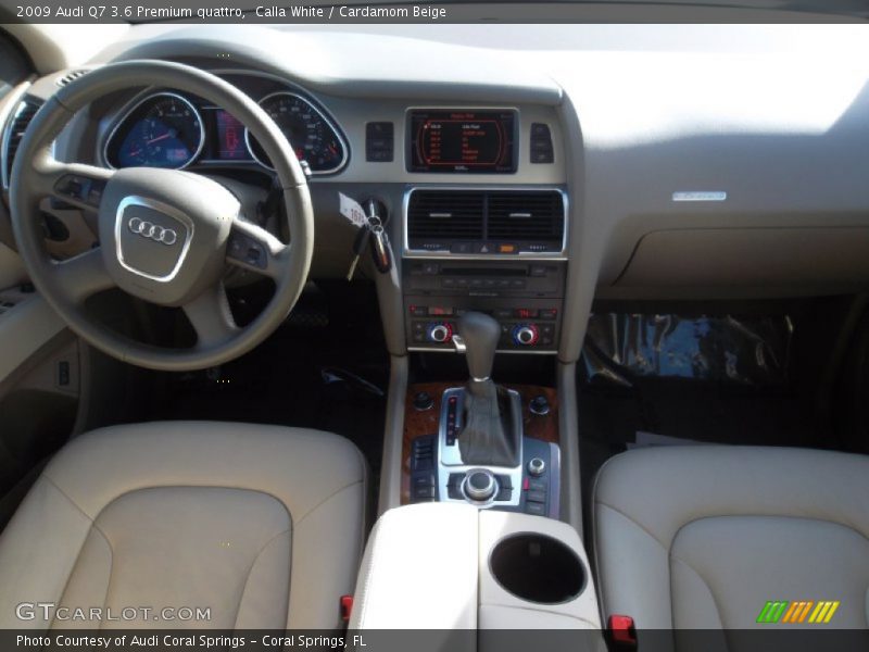 Calla White / Cardamom Beige 2009 Audi Q7 3.6 Premium quattro