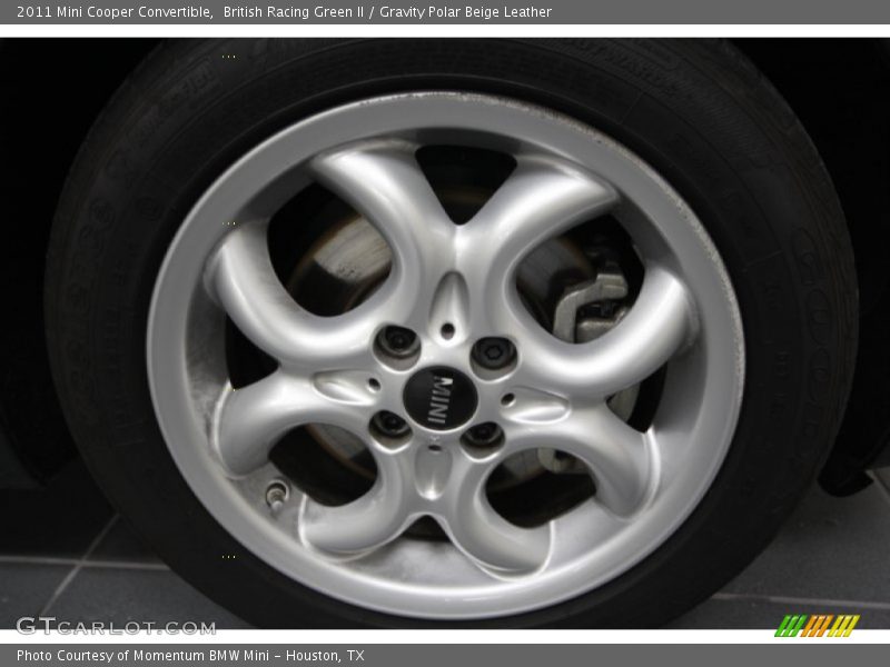 British Racing Green II / Gravity Polar Beige Leather 2011 Mini Cooper Convertible